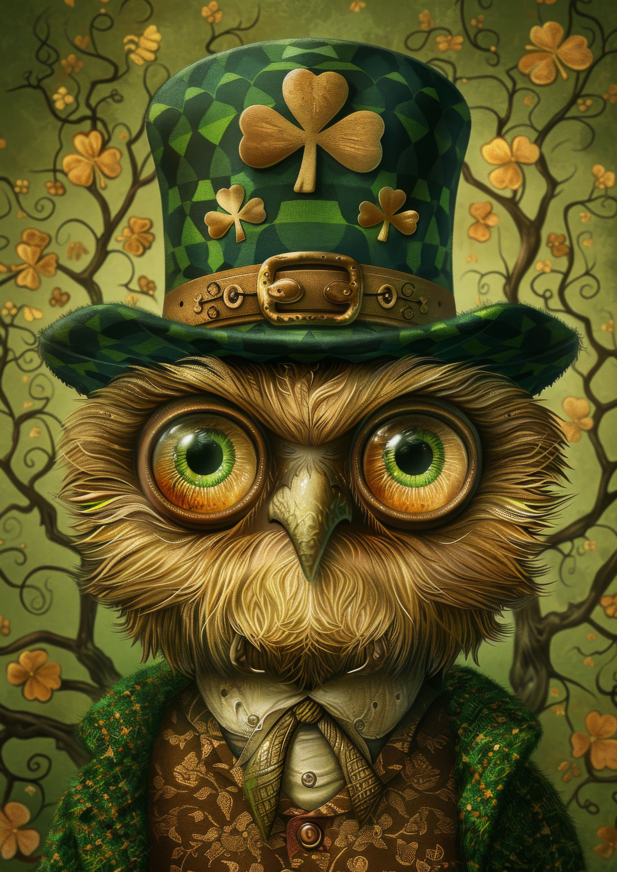 Preview for Lucky-owl-top-hat-st-patricks-background-eb2c2