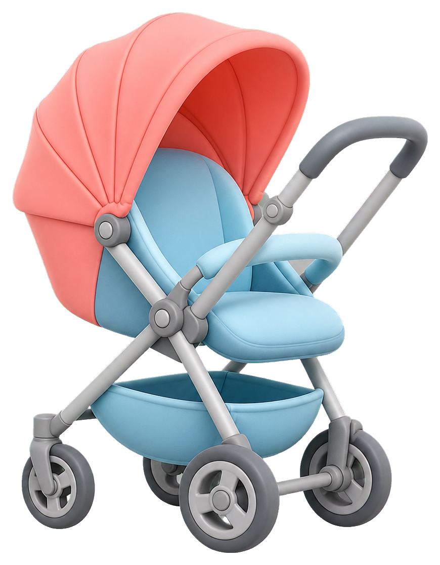 Preview for Baby Stroller Sticker Graphic