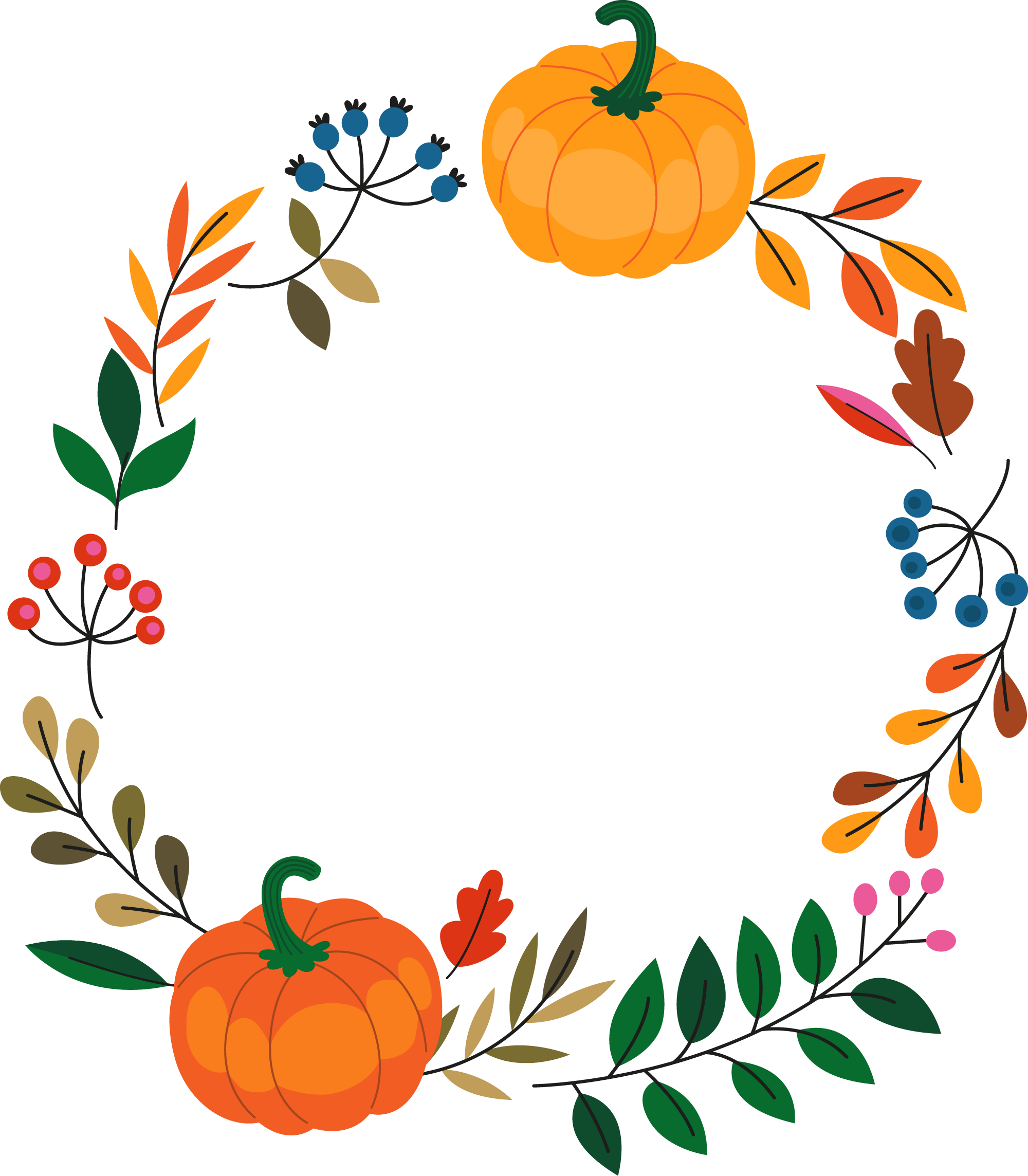 Preview for Autumn-pixel-wreath-fall-sticker-79b9b