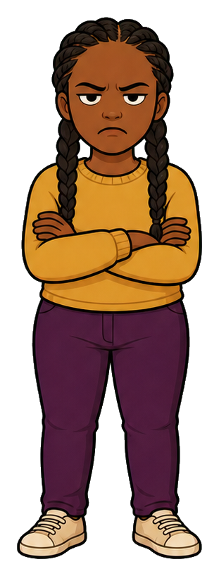 Preview for Annoyed Braided Adult Sticker