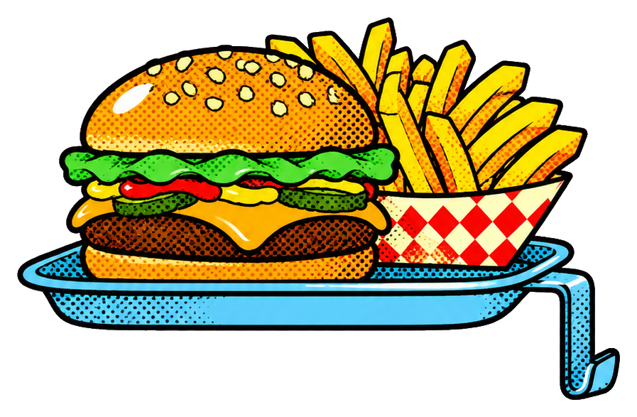 Preview for Drive In Burger Tray
