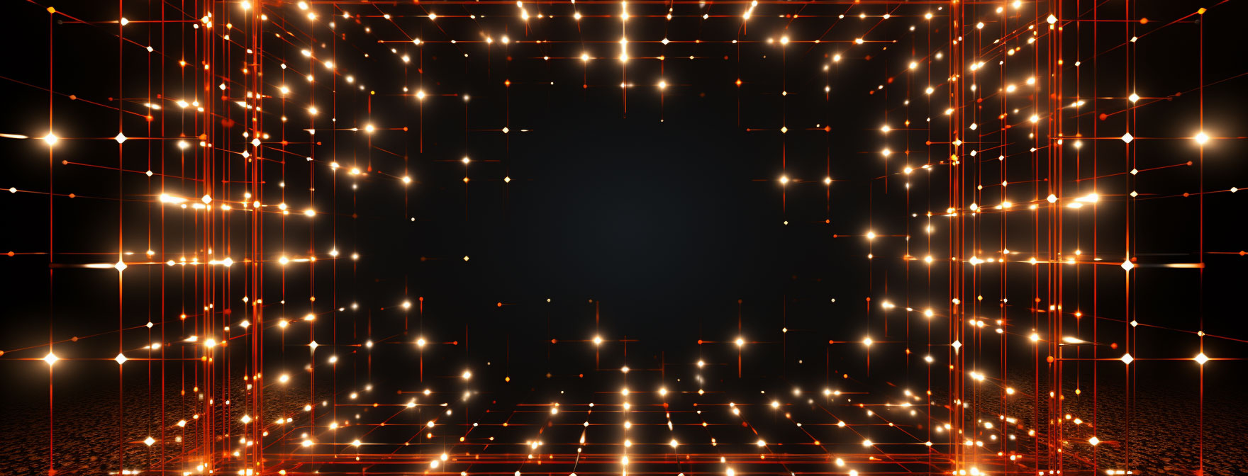 Preview for Glowing-square-frame-christmas-cover-background-1174c