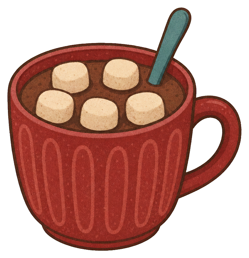 Preview for Cranberry Cocoa Mug Sticker