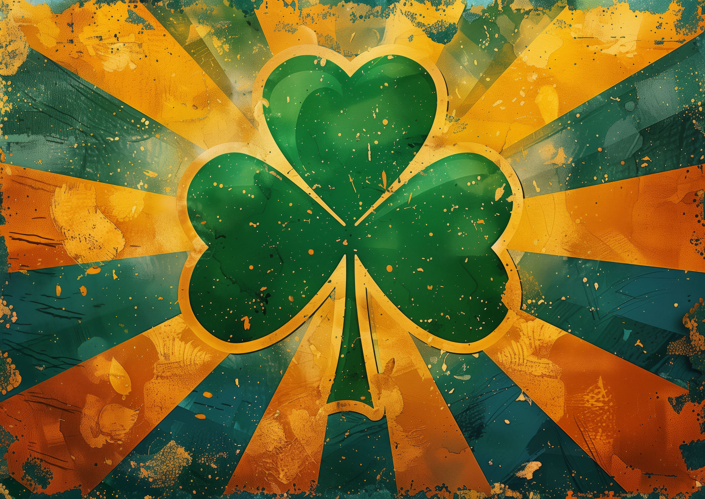 Preview for Vintage-shamrock-design-st-patricks-background-5ade5