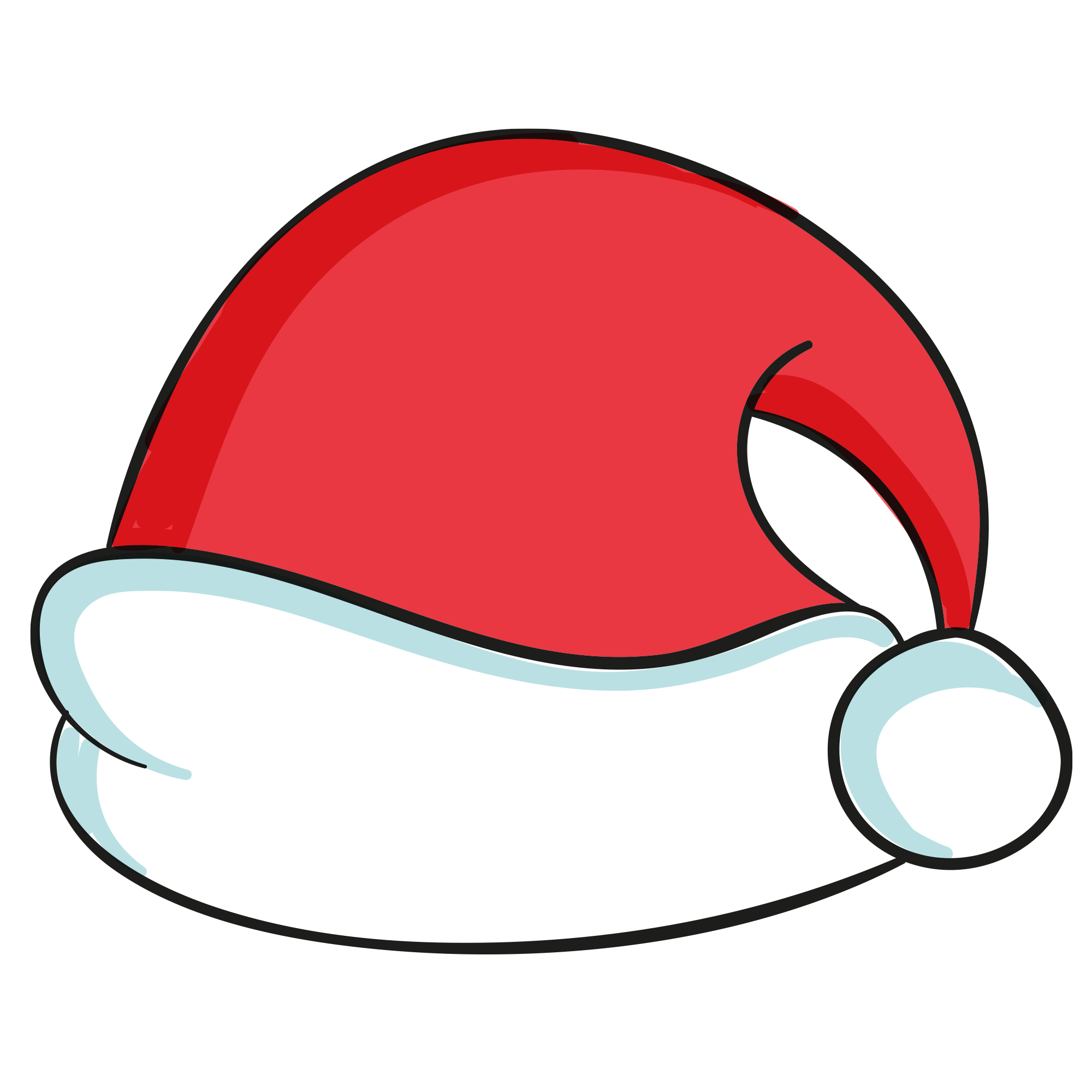 Preview for Santa-hat-icon-santa-hats-sticker-48d21