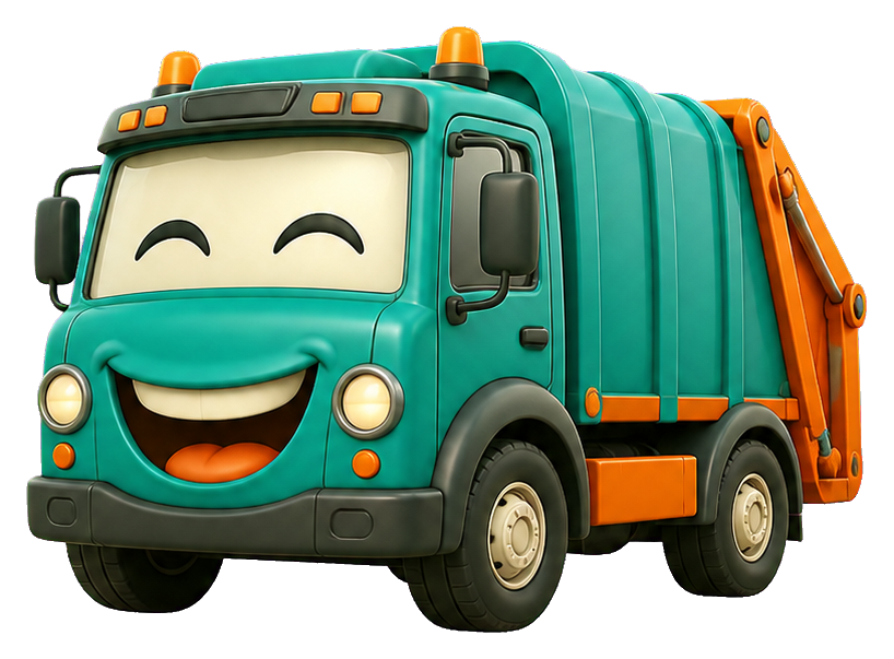 Preview for Jolly Recycling Truck Sticker