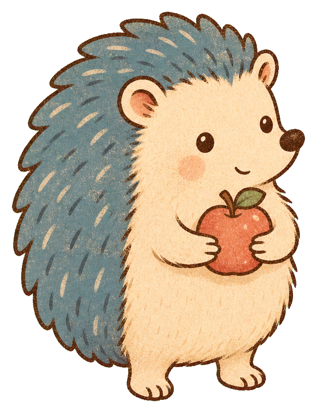 Preview for Cream Halloween Hedgehog Sticker