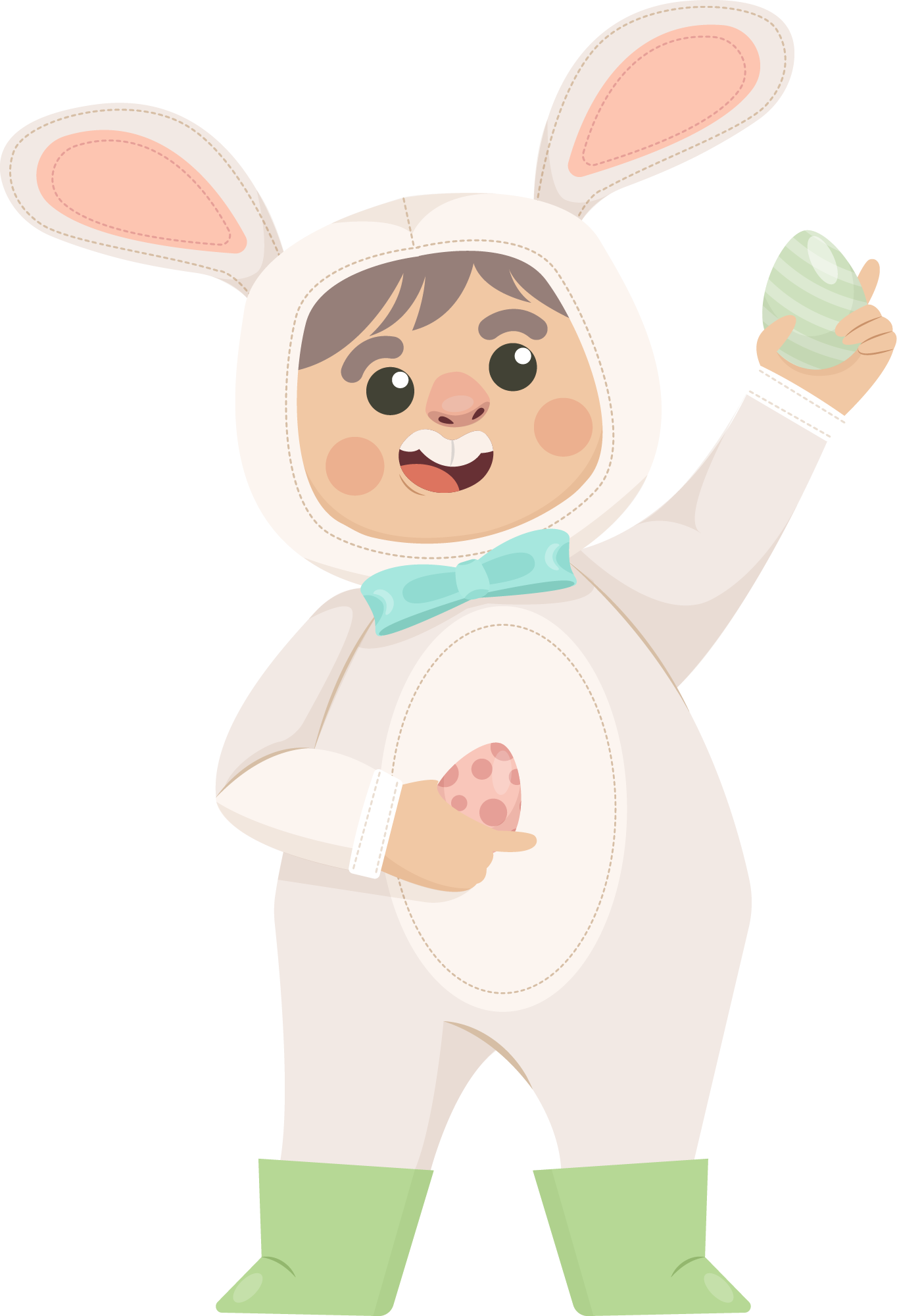 Preview for Easter-bunny-costume-child-sticker-63966