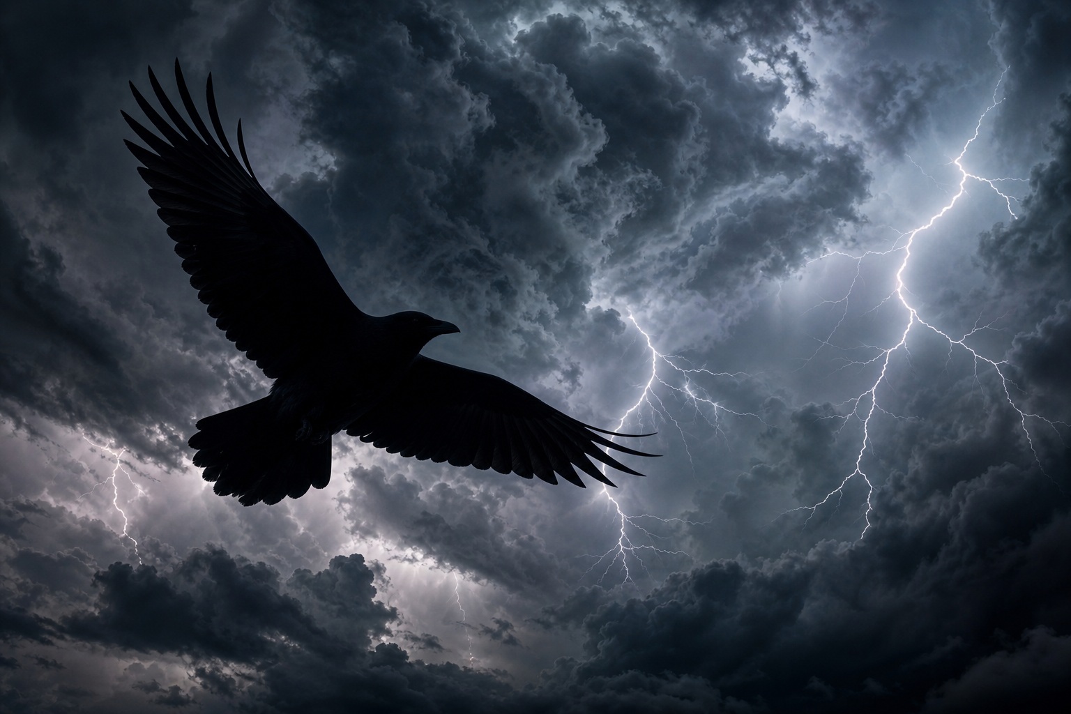 Preview for Storm Raven Fantasy Background