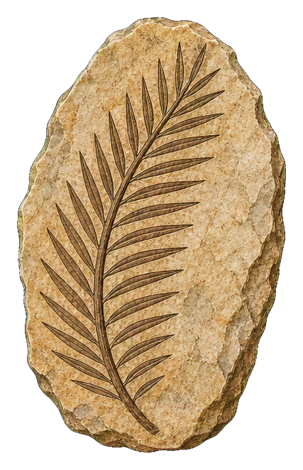 Preview for Palm Frond Fossil Sticker