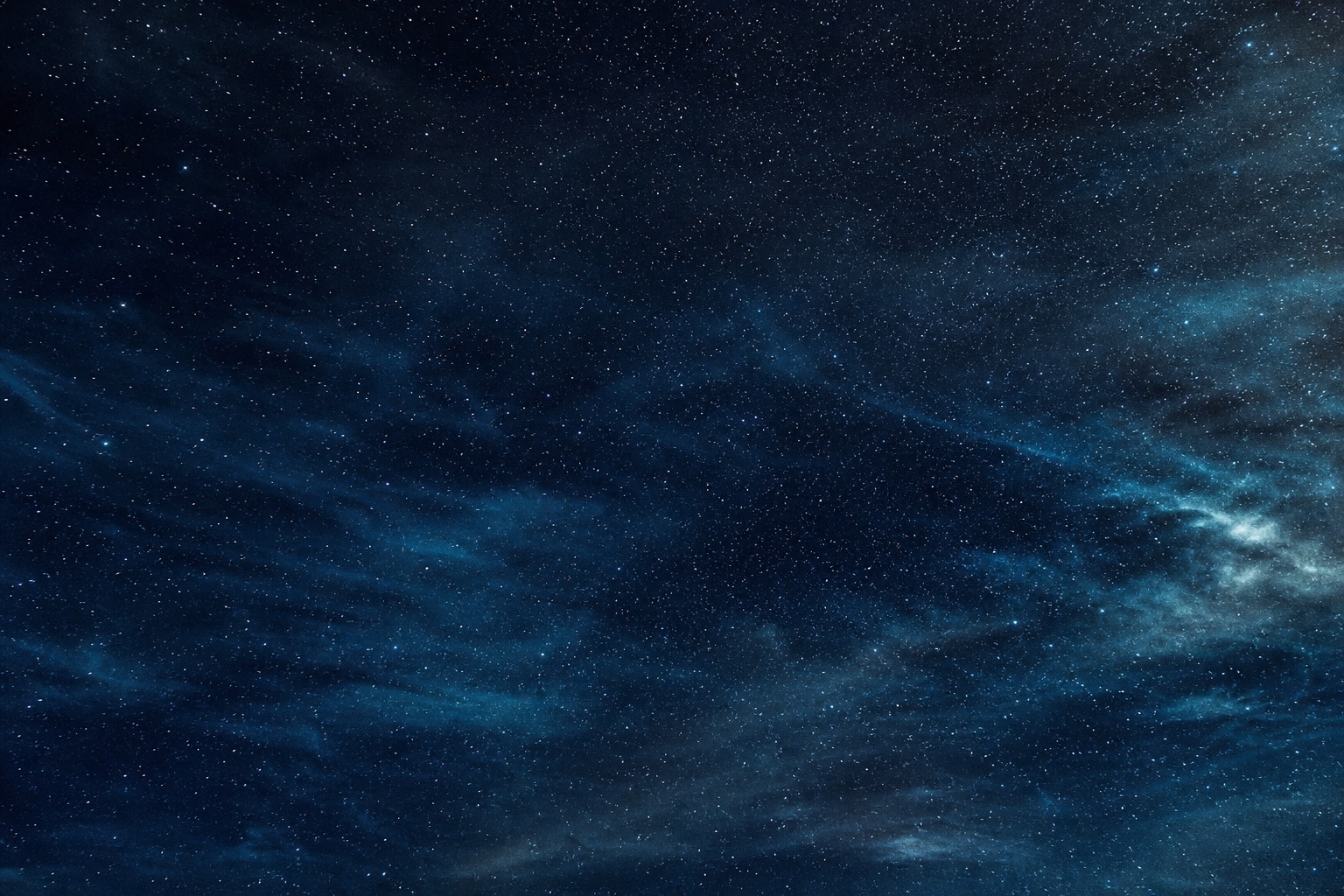 Preview for Navy Cyan Clouded Star Field Background