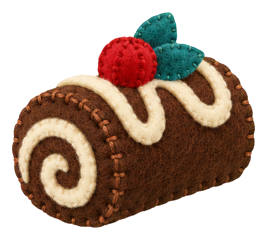 Preview for Felt Bakery Treats Swiss Roll