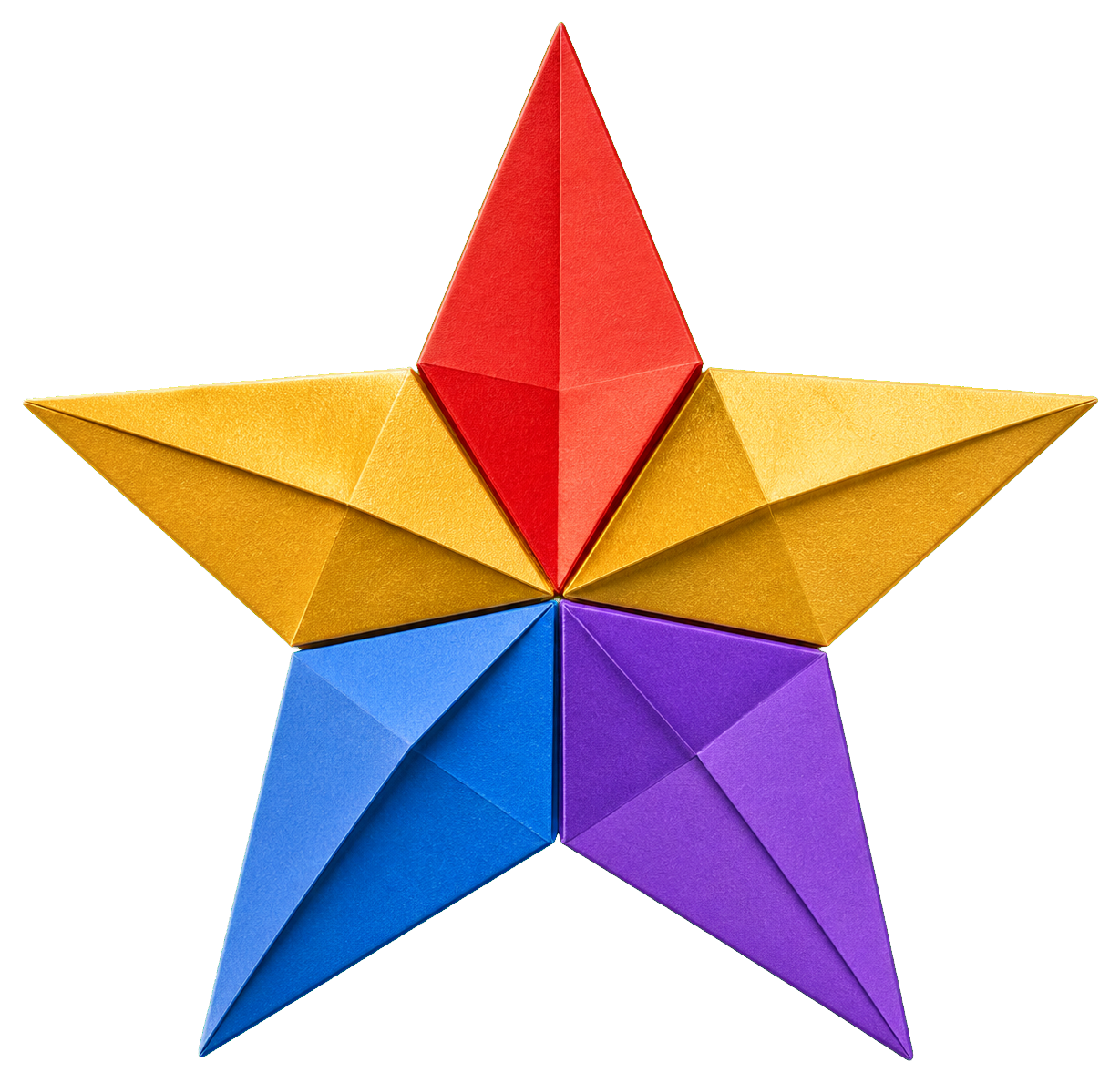 Preview for Folded Paper Star Sticker