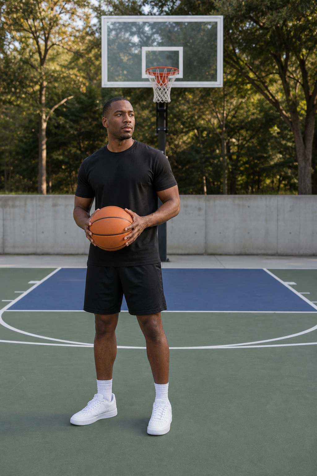 Preview for Basketball Court Background Stock Image