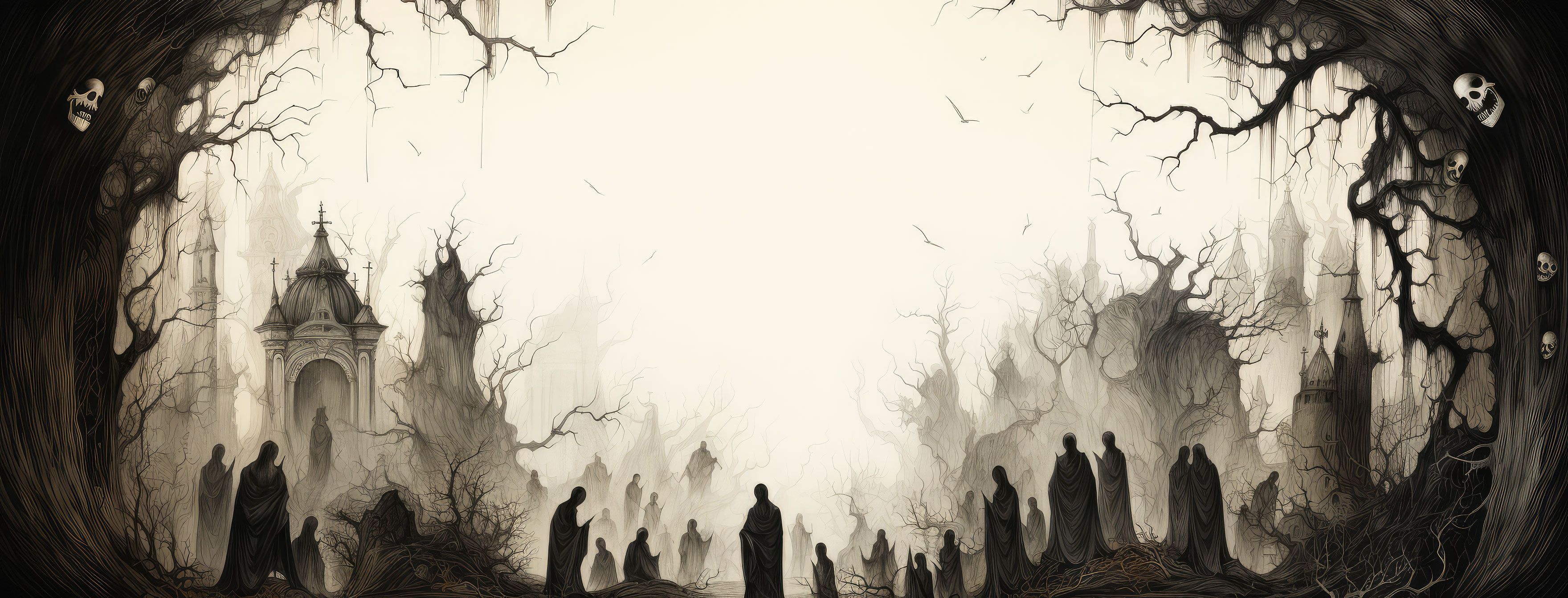 Preview for Mysterious-cemetery-landscape-halloween-cover-background-46680