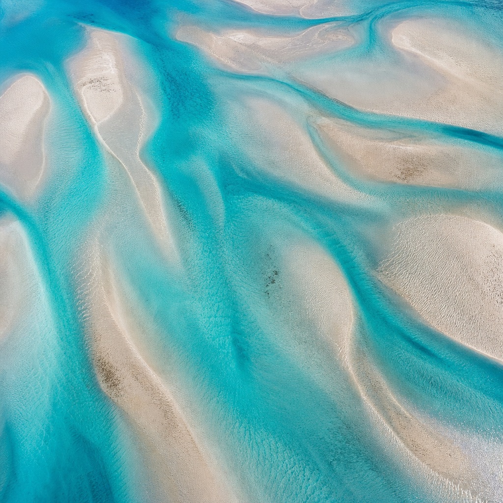 Preview for Aerial Ocean Sandbars Background