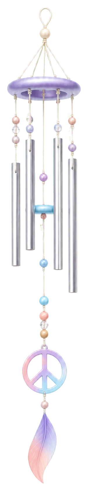 Preview for Peace Wind Chime Sticker