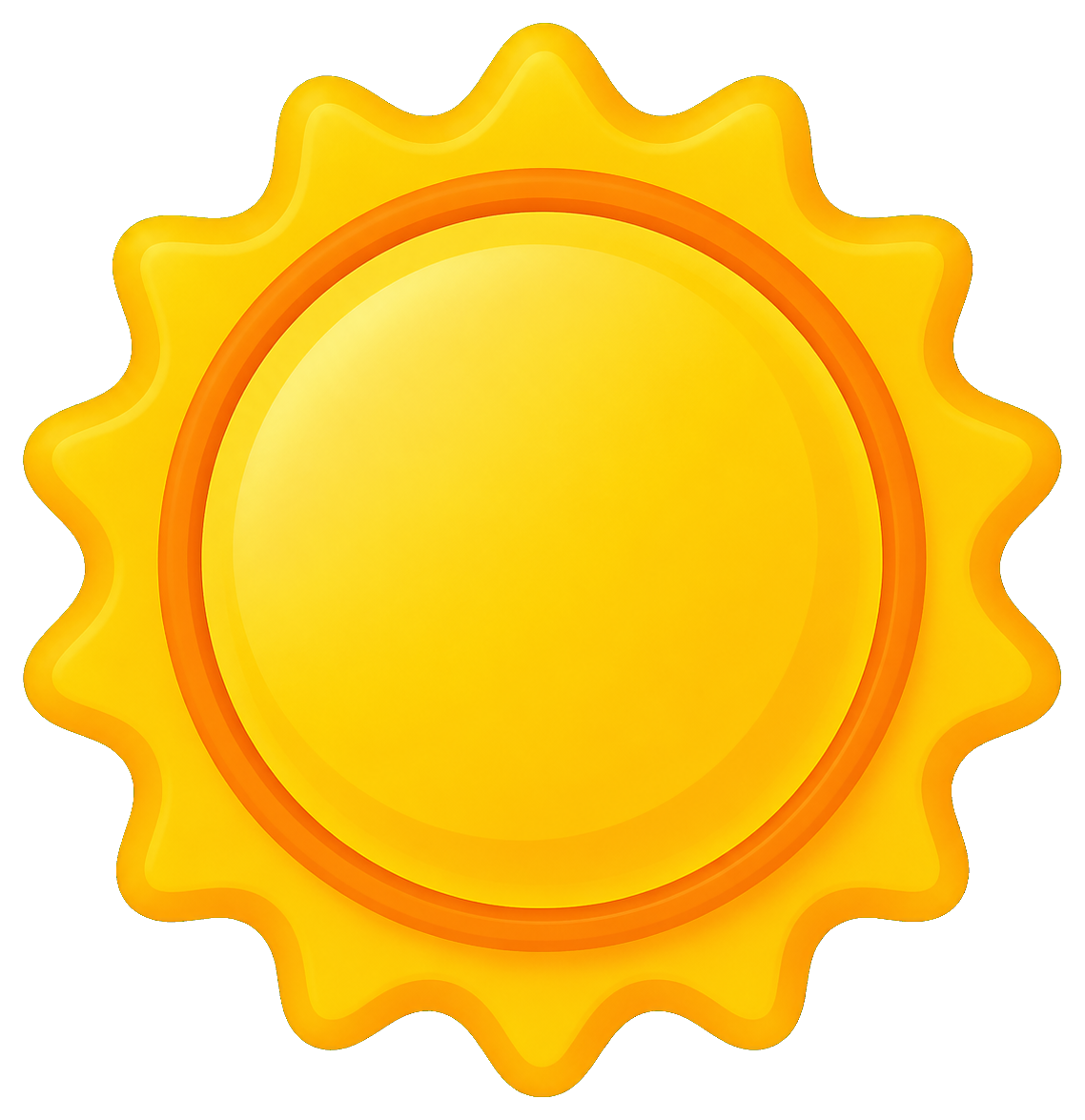 Preview for Wavy Sun Medallion Sticker