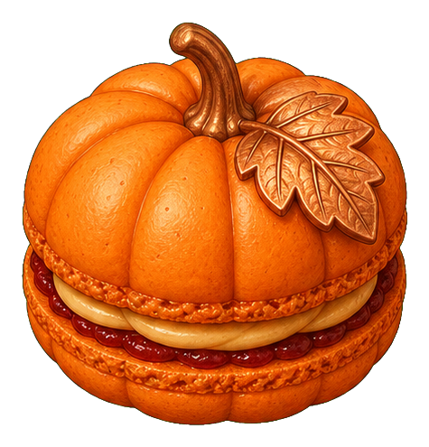Preview for Pumpkin Macaron Sticker