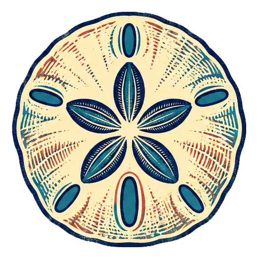 Preview for Linocut Seashells Sand Dollar