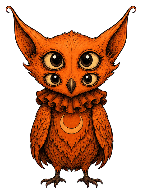 Preview for Four Eye Owl Alien Sticker