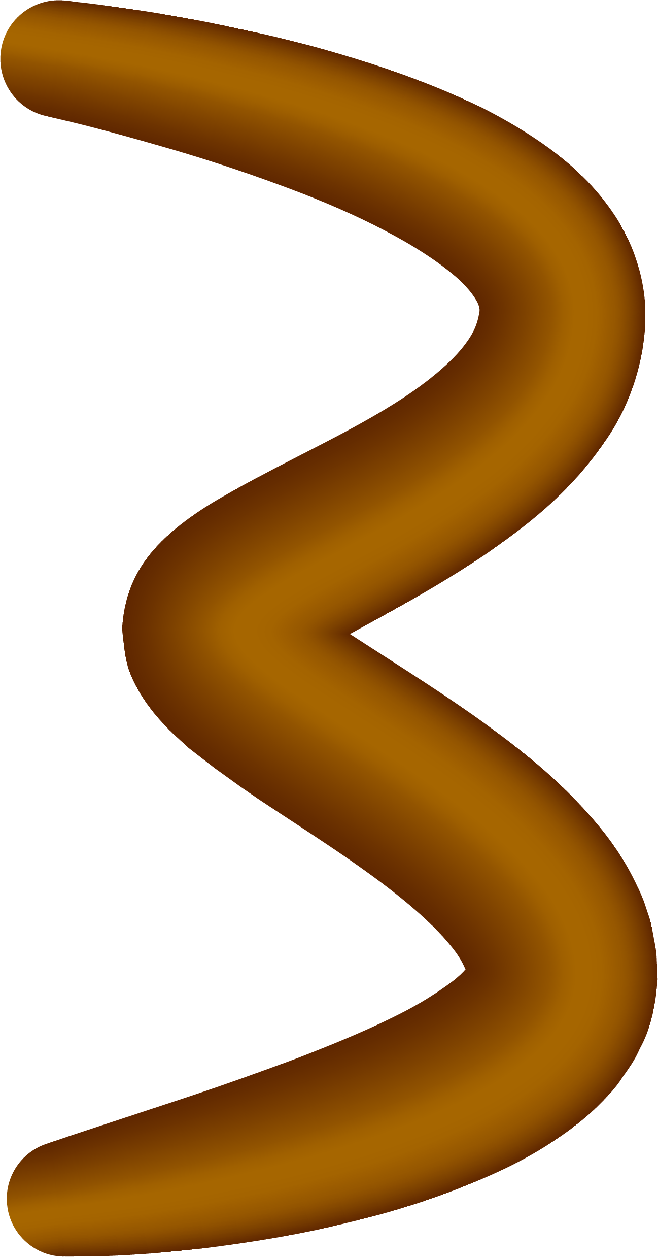 Preview for Brown-s-shape-design-emoji-mouth-sticker-00f71