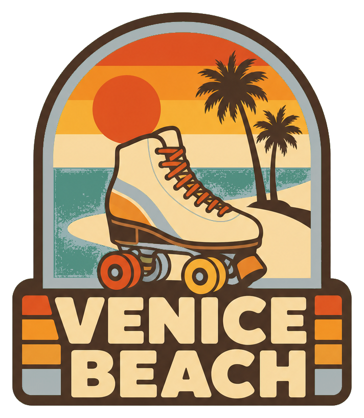 Preview for Venice Beach Skate Retro California Sticker