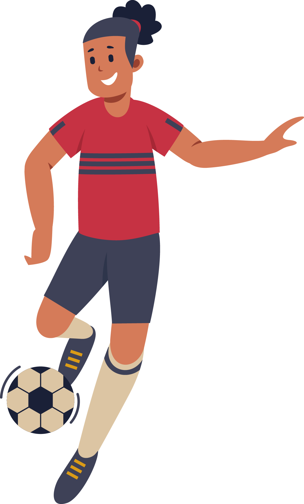 Preview for Soccer-player-kicking-ball-sticker-674fc