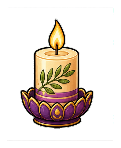 Preview for Calm Candle Sticker