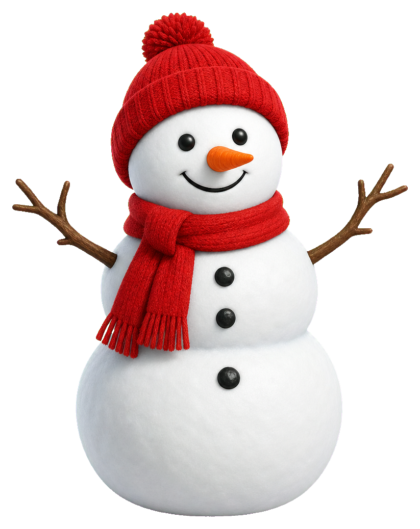 Preview for Christmas Snowman Sticker Graphic