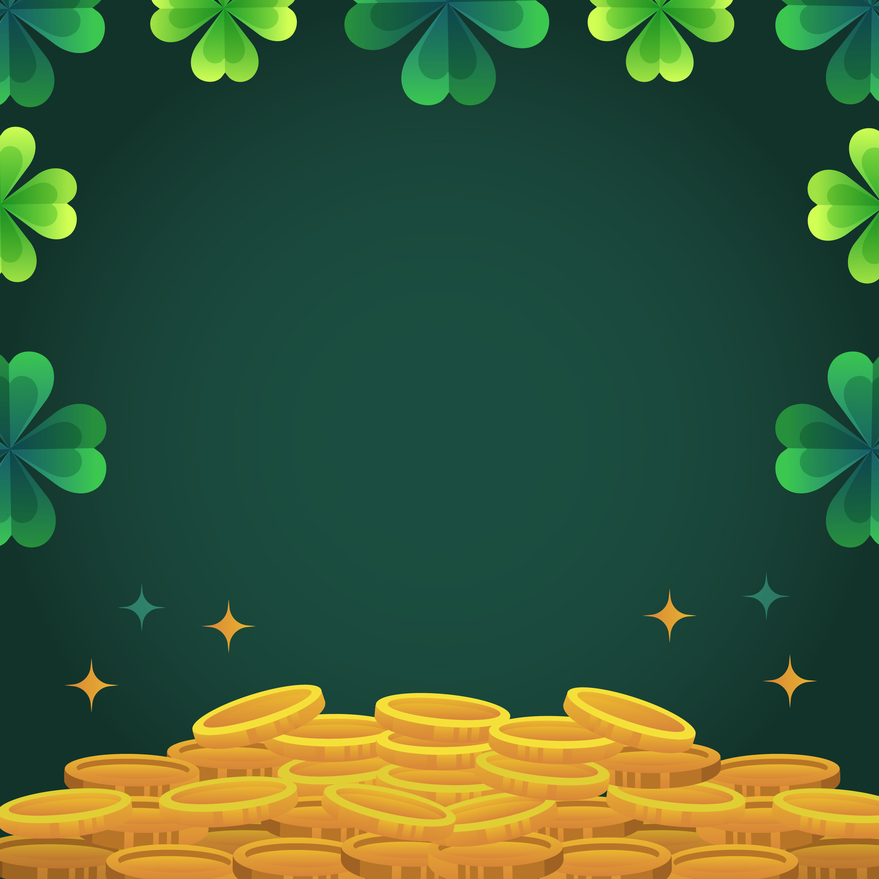 Preview for Lucky-gold-coins-template-st-patricks-background-109b2