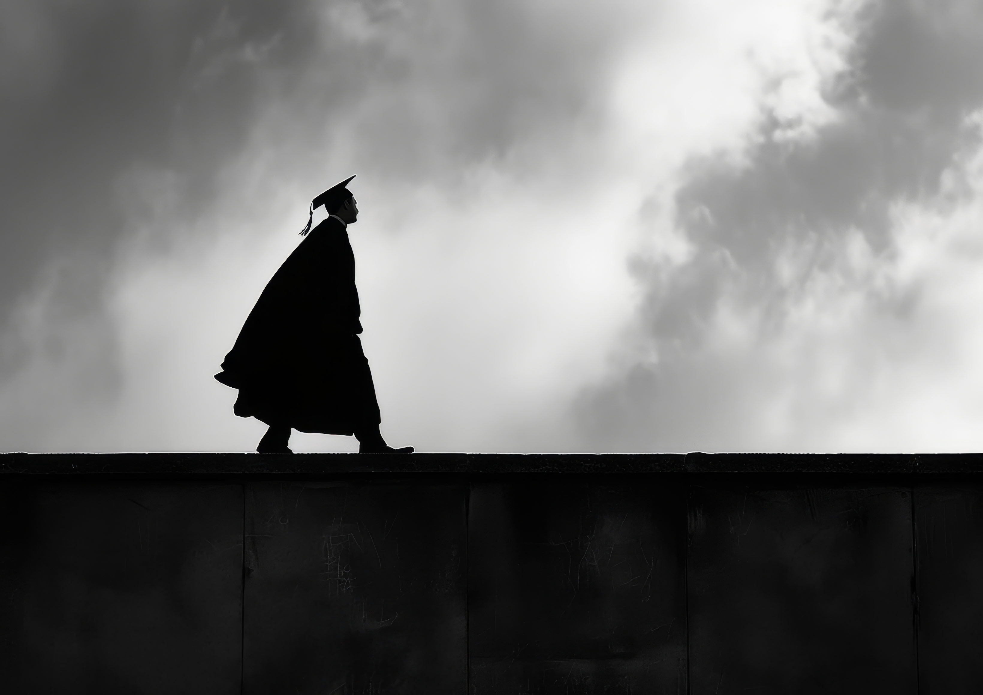 Preview for Mysterious-figure-on-wall-graduation-background-d308e