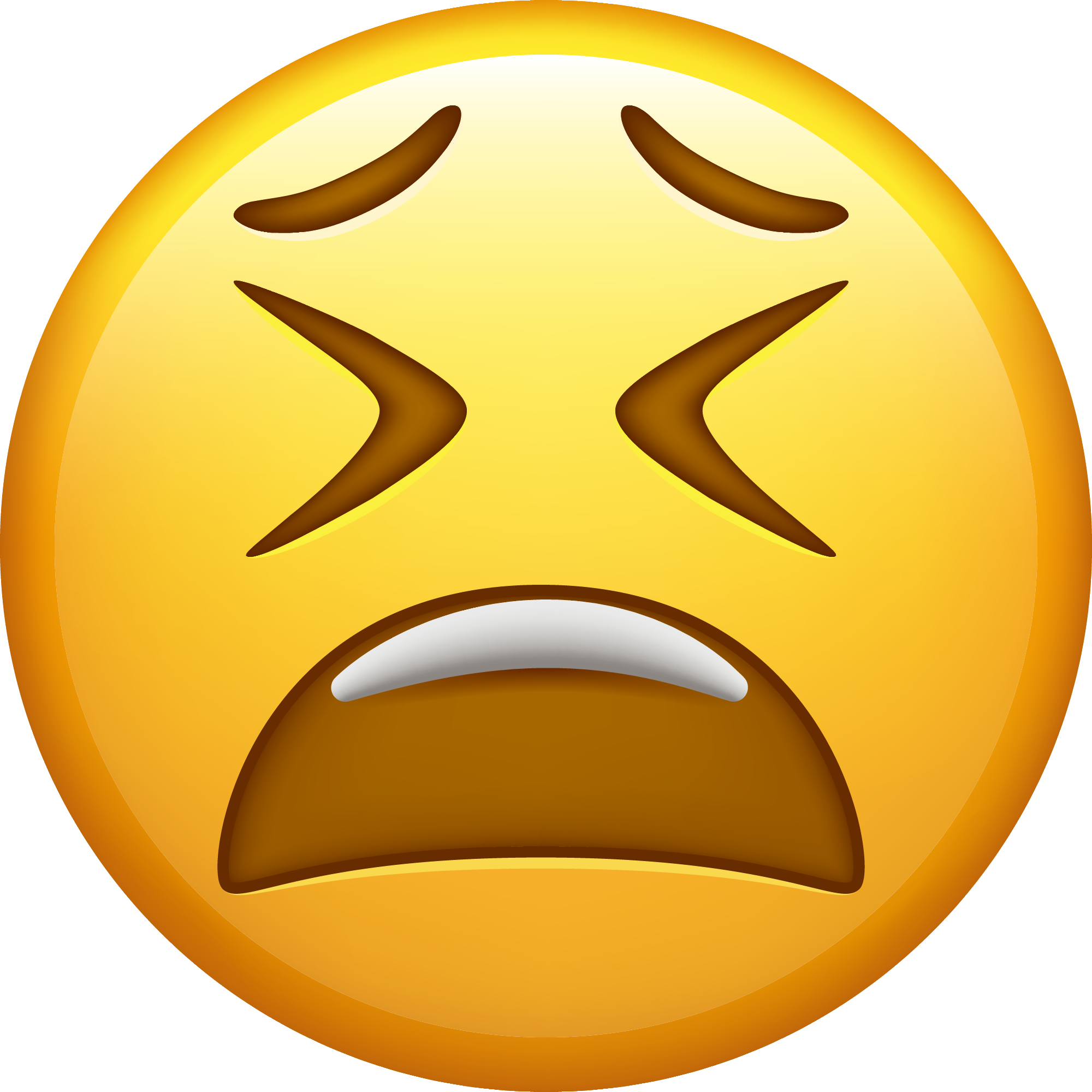 Preview for Distraught-emoji-face-emoji-classic-sticker-d87d2
