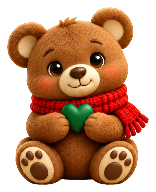 Preview for 3d Christmas Teddy