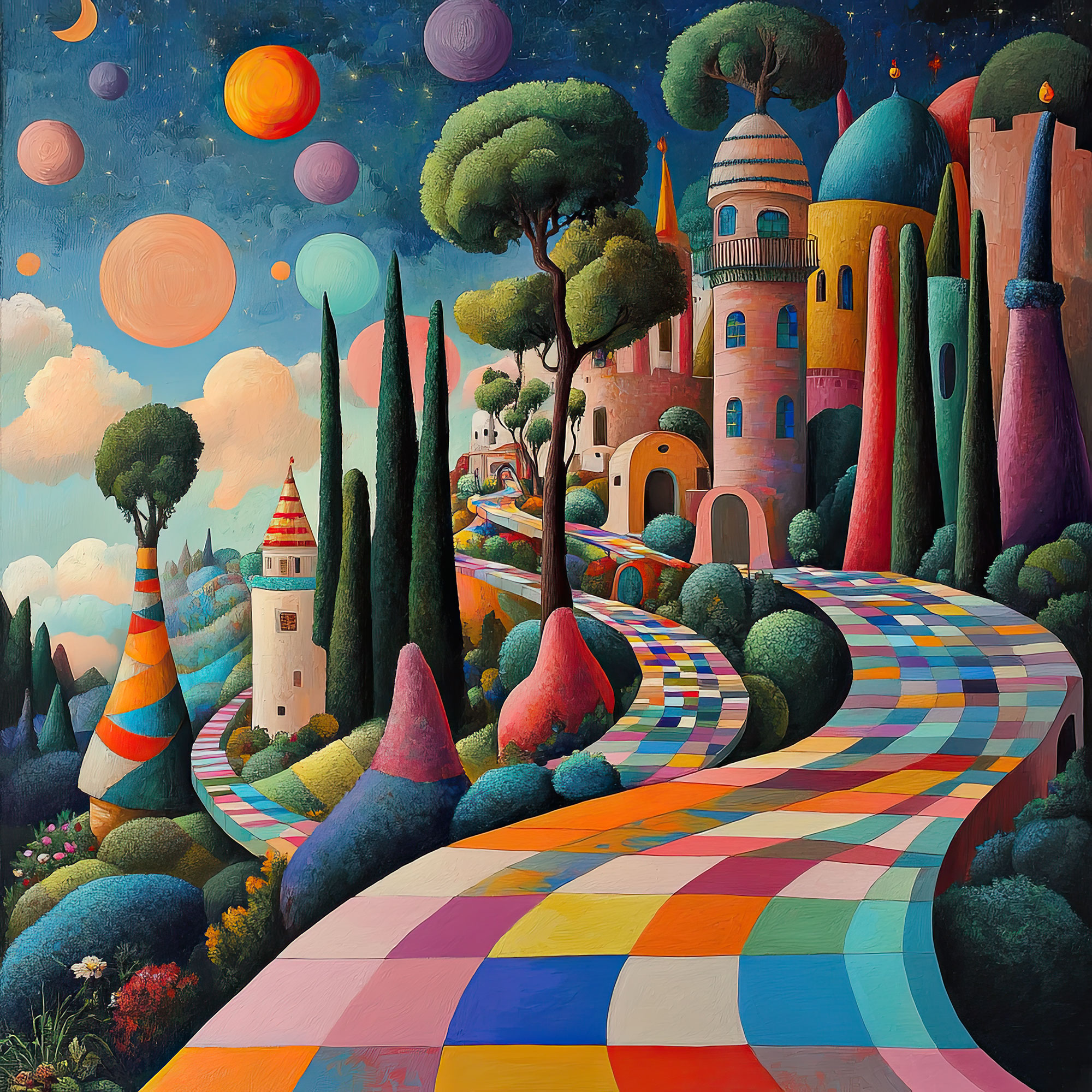 Preview for Fantasy-landscape-illustration-whimsical-backdrop-background-3738a