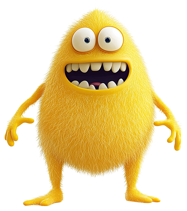 Preview for Yellow-cartoon-character-monsters-sticker-b9a57