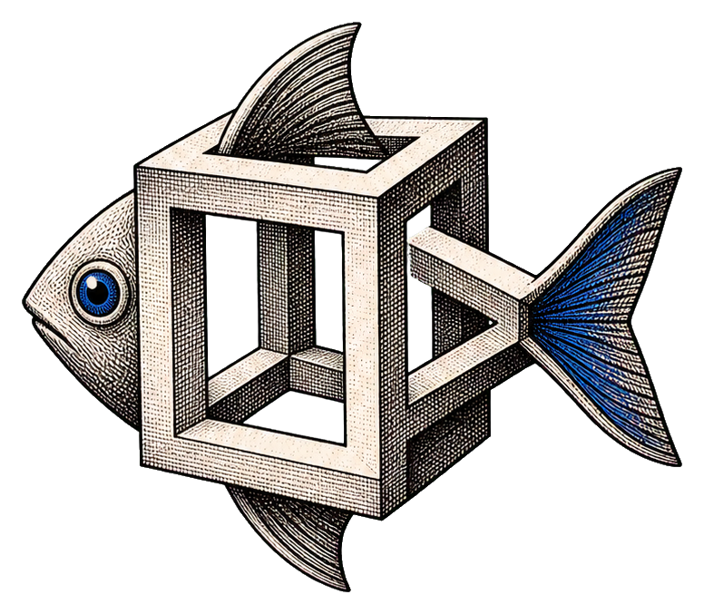 Preview for Impossible Cube Fish Sticker