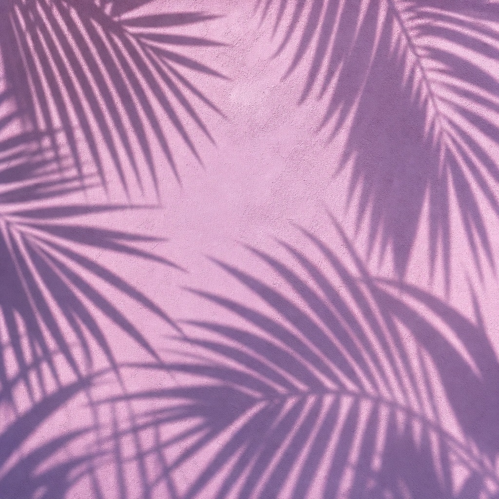 Preview for Lavender Pink Palm Shadow Background