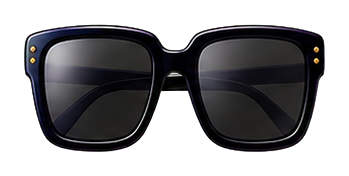Preview for Black Square Sunglasses Sticker