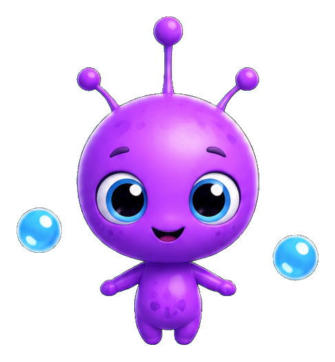 Preview for Floating Bubble Alien Sticker