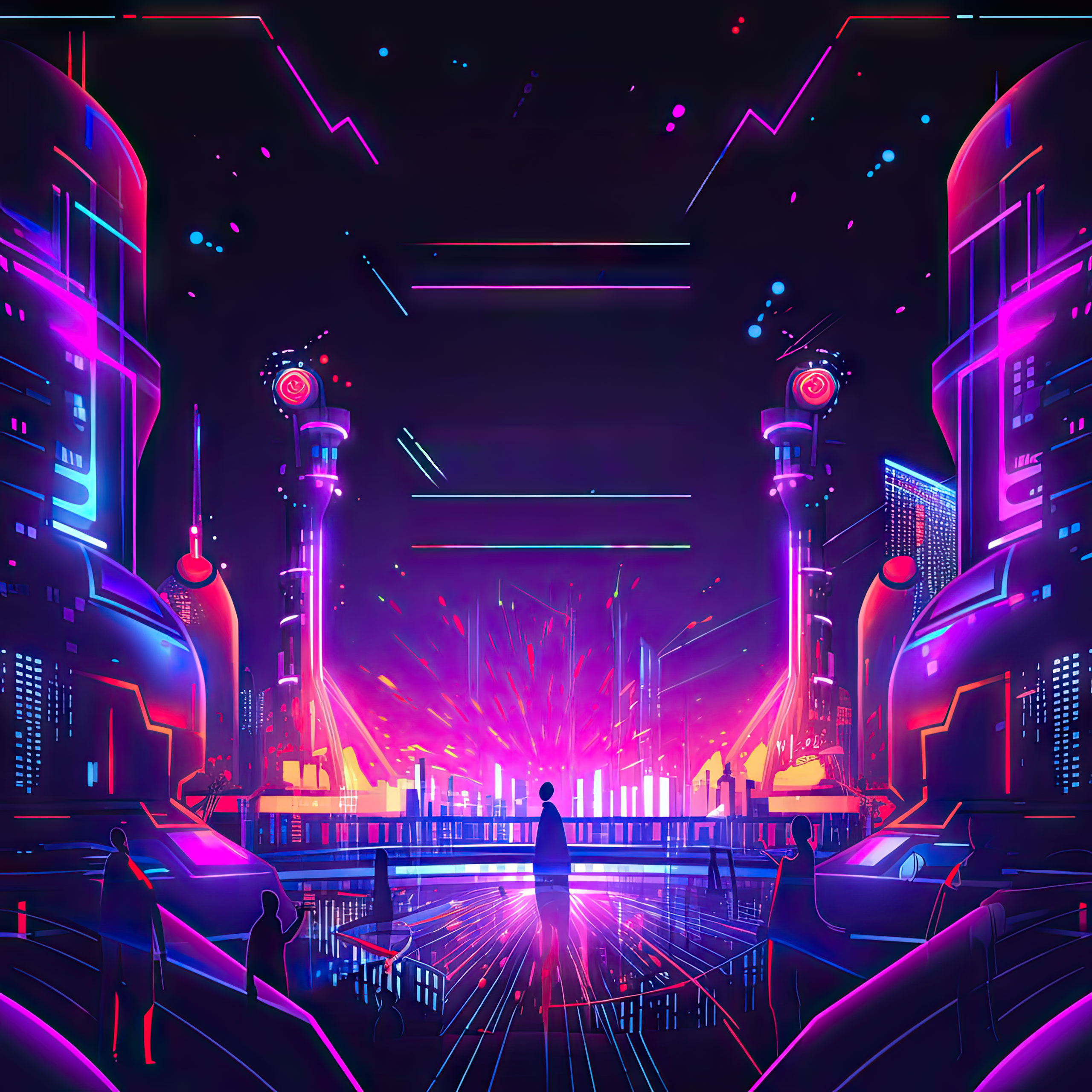 Preview for Futuristic-neon-cityscape-new-year-background-3d3ba