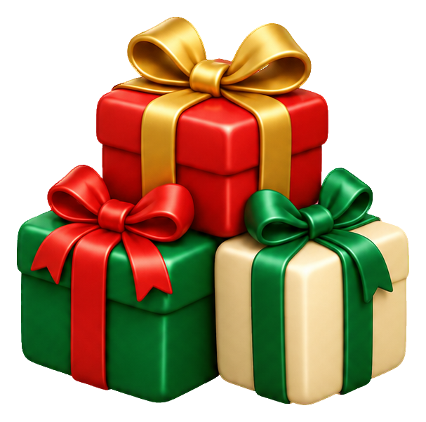 Preview for 3d Christmas Stacked Presents
