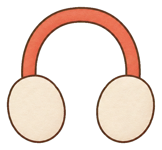 Preview for Cream Winter Earmuffs Sticker