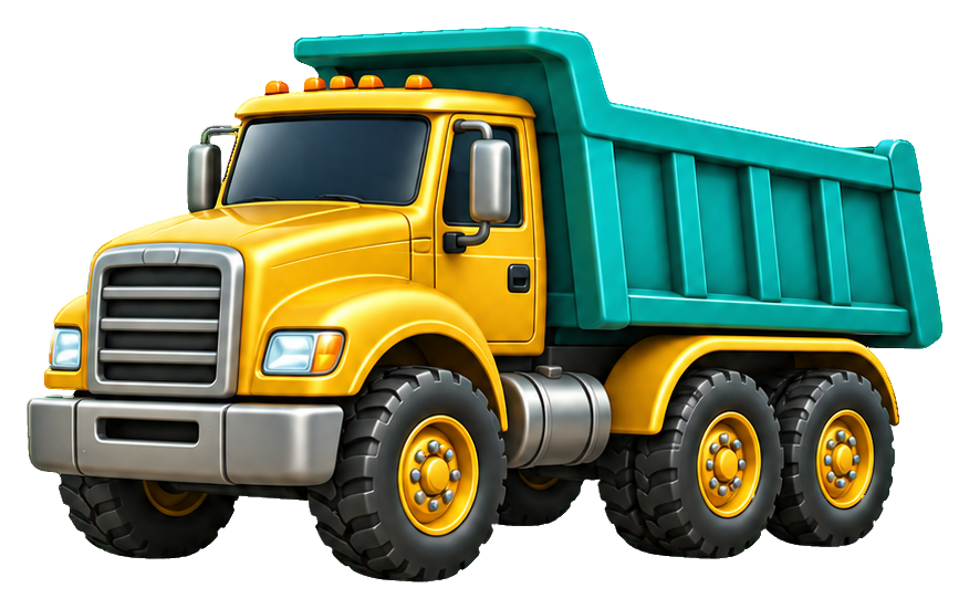 Preview for 3d Tiny Vehicles Dump Truck