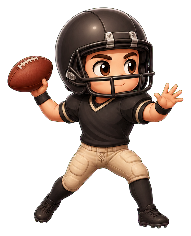 Preview for Kawaii Quarterback Toss Sticker