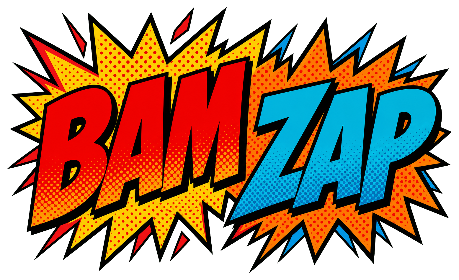 Preview for Bam Zap Comic Sticker Graphic