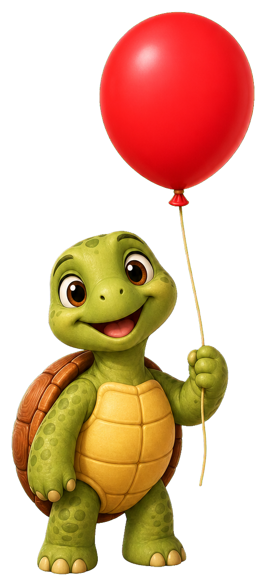 Preview for Turtle Balloon Sticker Graphic