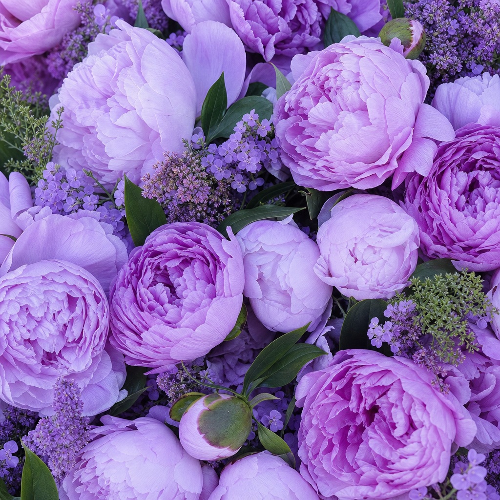 Preview for Purple Floral Background Stock Image