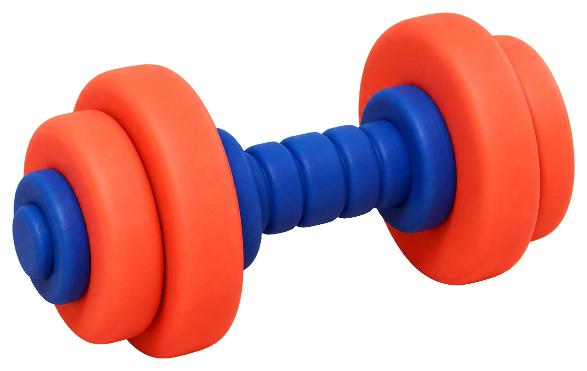 Preview for Dumbbell Fitness Sticker Graphic