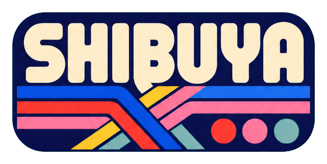 Preview for Shibuya Crossing Retro Text Sticker